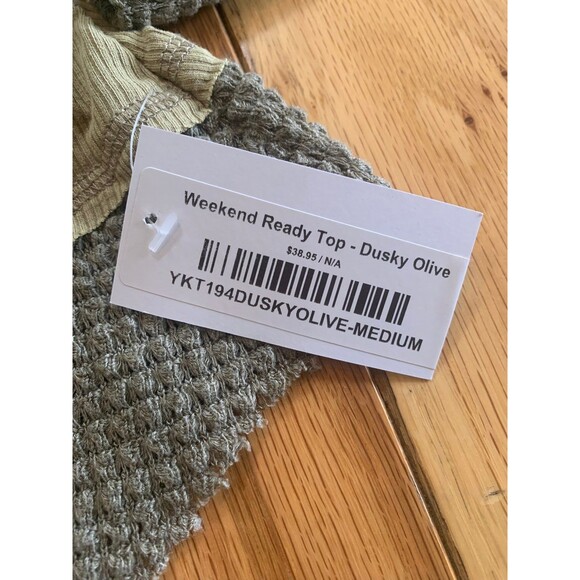 POL Top New Olive Green Medium - Picture 2 of 8